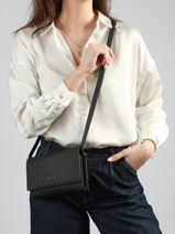 Cross Body Tas Thelma Leder Nathan baume Zwart n city 12-vue-porte